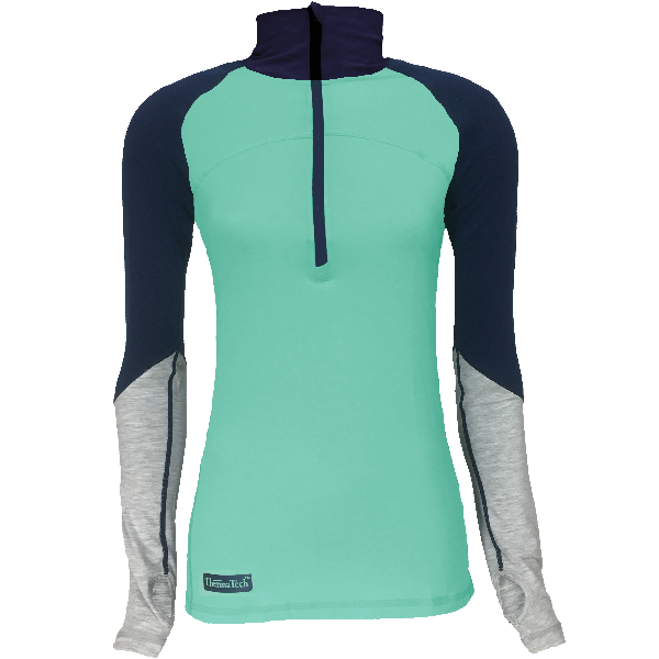 Womens Long Sleeve 1/4 Zip